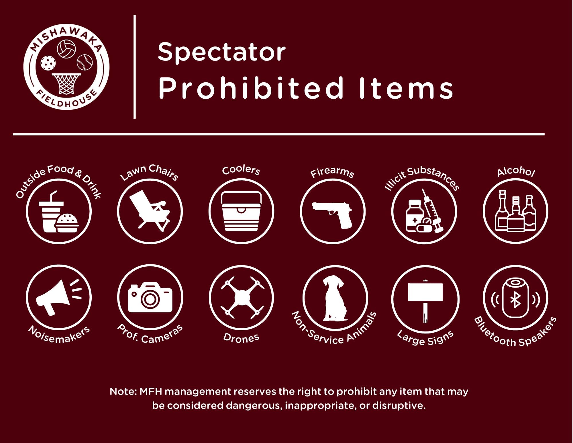 Website - Prohibited Items Website - Prohibited Items